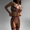 Wholesale Erotic Hollow out Transparent Underwear Set for Woman Sexy Heart-Shaped Lingerie