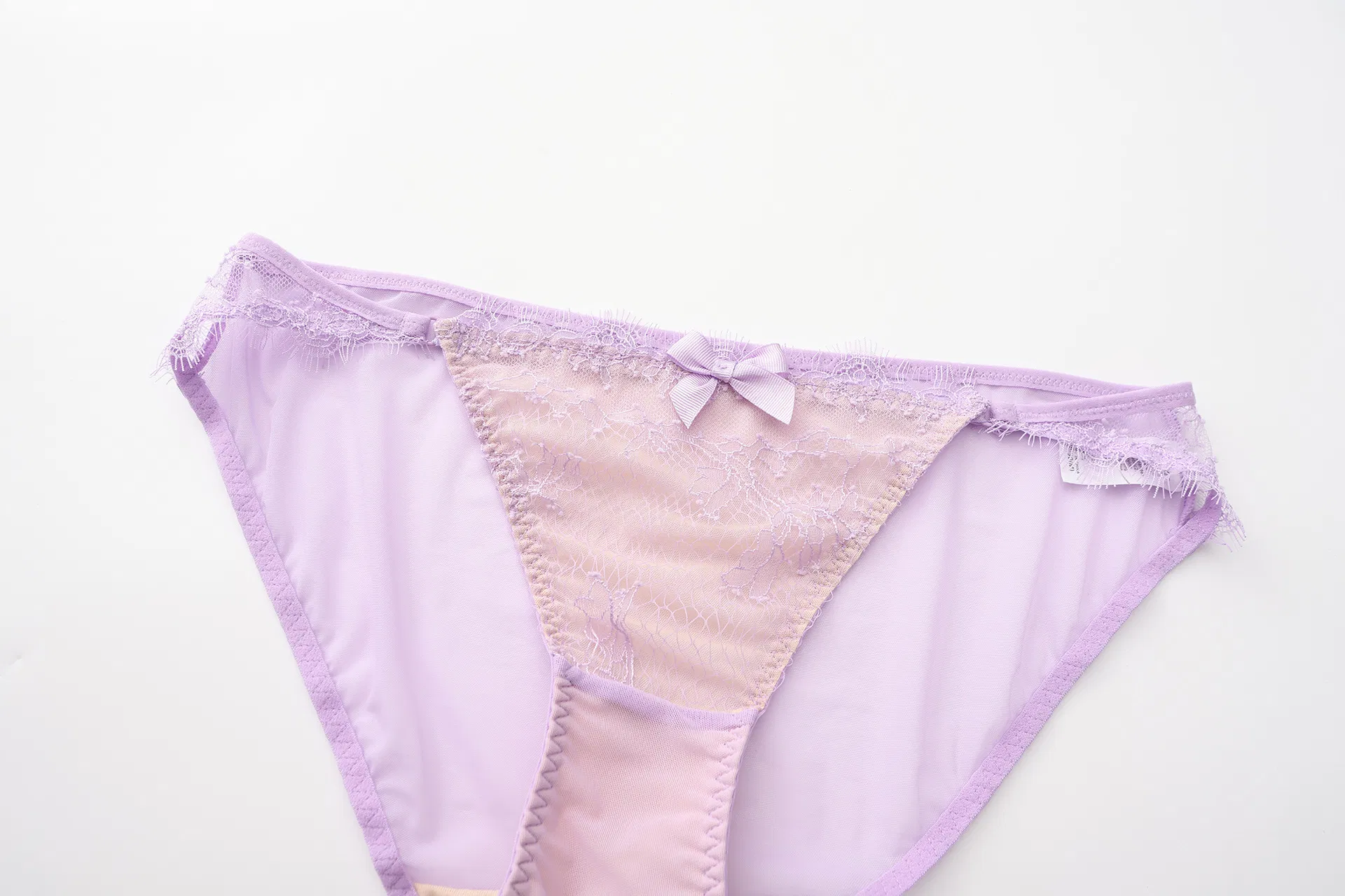 Wholesale Transparent Eyelash Lace Gathering Breathable for Women Soft Bra Breathable Ultra-Thin Set Sexy Underwear Lingerie