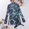 Sexy High Neck Long Sleeve Tie-Dye Mesh Underwear Set Wholesale Women's Dress Lingerie