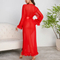 Sexy See-Through Mesh Comfortable Woman Sleepwear New Fashion Solid Color Robe
