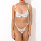 2025 French Embroidery Lace Trim Sexy Breathable Gathering for Women Soft Bra Breathable Ultra-Thin Set Sexy Underwear Lingerie