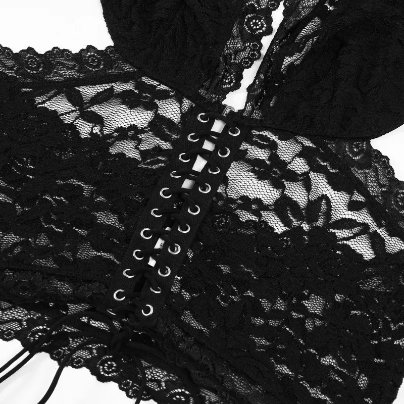 New Fashionable Embroidery Lace Hanging Neck Bra Set Hot Sleeveless Woman Lingerie