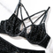 Sexy Thin Woman Underwear Set Wholesale Thin Leopard Print Lingerie