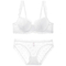 2025 Hot Sell Sexy Woman Ultra-Thin Embroidery Lace Trim Sexy Breathable Bra Set Underwear Lingerie