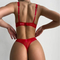 Wholesale See-Through Women's Underwear Set Sexy Ultral-Thin 2PCS Lingerie