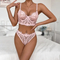 Sexy Fish Bone Embroidery Lace Underwear Wholesale Woman's Lingerie