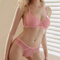 Factory Wholesale Women Gather Bra Set Female Plus Size Push up Underwear