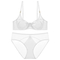 Sexy Women Lace Underwear Hot Girl Mesh Transparent Hollow Bra Set
