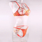 Wholesale Floral Embroidery Transparent Underwear Set Sexy 2 Piece Ladies Lingerie