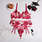 New High Quality Flower Embroidery Underwear Set Sexy Women Ultra-Thin Lingerie