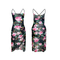 Sexy Flower Print Perspective Mesh Dress Sleepwear Wholesale Suspender Women Nightwear