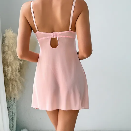 Sexy Ultra-Thin See-Through Bra and Panty Set New Embroidery Two-Piece Lingerie