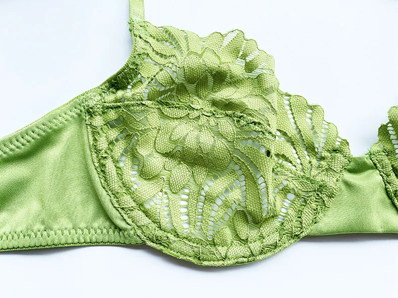 Wholesale French Style Sponge-Free Sexy Lace Breathable Backless Ultra-Thin for Women Bra Set Underwear Lingerie
