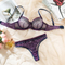 New Arrivals Leopard Print See-Through Mesh Underwear Set Wholesale Ultra-Thin Lingerie