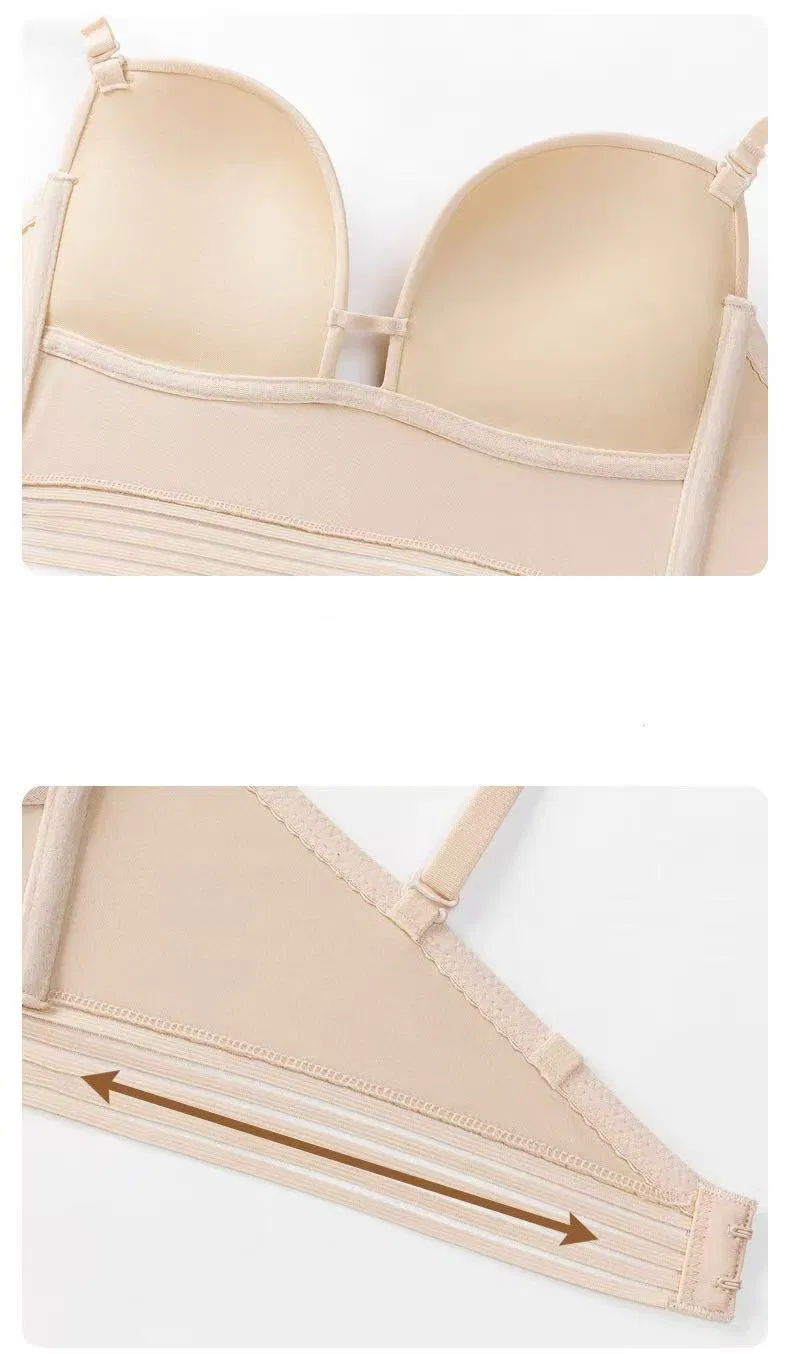 French U-Shaped Set for Women Underwire Wholesale Sexy Bra Lingerie