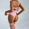 Wholesale Hollow out One Piece Underwear Set Sexy Embroidered Lace Woman Lingerie