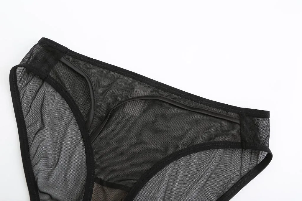French Solid Color Fishbone Waistcoat Style Strappy Bra Ultra-Thin Gathering Sexy Underwear Set Lingerie