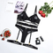Wholesale Seduction See-Through Romantic Mesh for Women Four-Piece Breathable Ultra-Thin Set Bra Sexy Underwear Lingerie