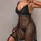 Sexy See-Through Polka DOT Perspective Dress Nightwear Hot Sell Lace Woman Sleepwear