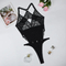 Sexy Solid Color Floral Embroidery Lingerie Set New Style See Through Woman Bodysuit