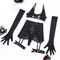 Wholesale Transparent Underwear Set with Gloves for Woman Sexy Hollow out Lingerie