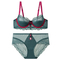 Wholesale Seduction Embroidery Lace Trim Sexy Breathable for Women Soft Bra Breathable Ultra-Thin Set Sexy Underwear Lingerie