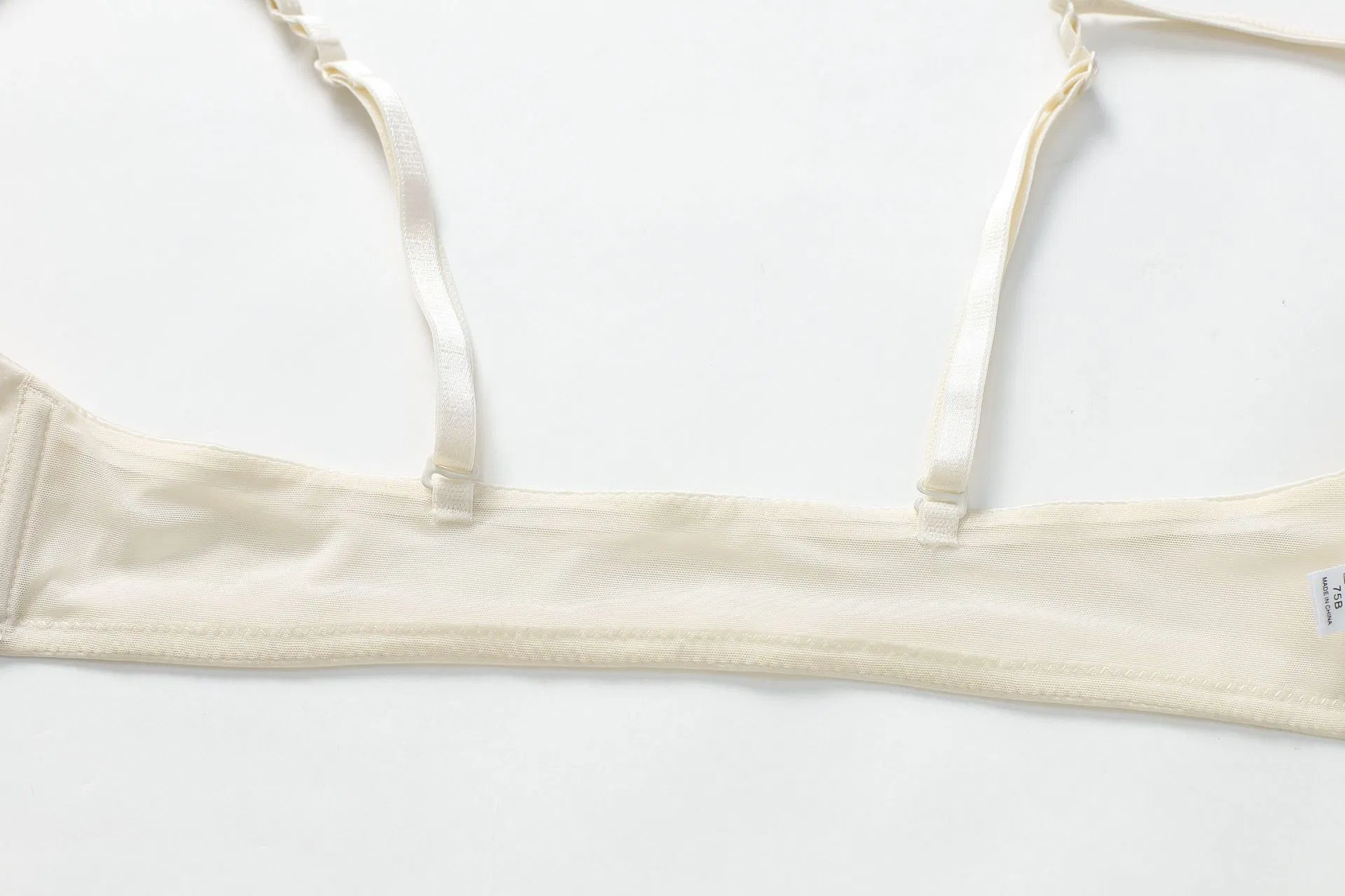 Wholesale Transparent Seduction Front Button for Women Soft Bra U-Shaped Breathable Ultra-Thin Set Sexy Underwear Lingerie