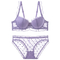 2025 Hot Sell Sexy Woman Ultra-Thin Embroidery Lace Trim Sexy Breathable Bra Set Underwear Lingerie