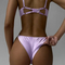 Wholesale Flower Embroidery Underwear Set for Woman Sexy Perspective Satin Lingerie