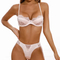 Wholesale High Quality Women Underwear Set Sexy Lace Sheer Transparent Lingerie
