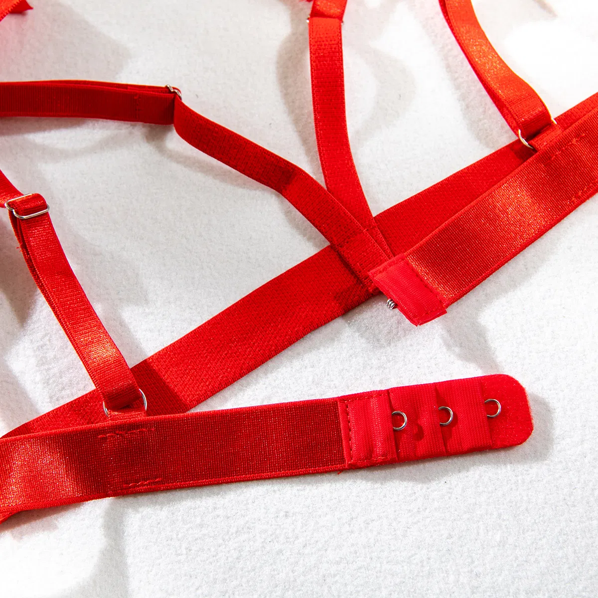 Wholesale New Woman Bra Panty Set Sexy Bow Hollow out Bondage Open Lingerie