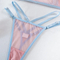 Factory Sell Fish-Bone Thin Perspective Mesh Bra Set Sexy High Quality Two Piece Woman Lingerie