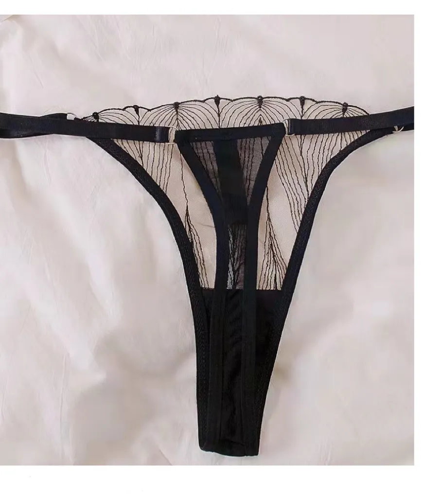 New Erotic Underwear Ultra-Thin Set Transparent Lace for Women Temptation Bra Sexy Lingerie