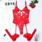 Wholesale Hollow out One Piece Underwear Set for Woman Sexy Embroidery Transparent Lingerie