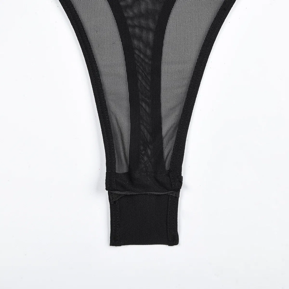 Wholesale Solid Color See-Through Mesh Underwear Set Sexy Exotic One Piece Woman Lingerie
