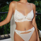 Sexy Underwear Wholesale Embroidery Lace French Ultra-Thin Romantic for Women Soft Bra Set Lingerie