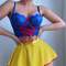 Sexy Erotic See-Through Bra Set for Role Play New Short Skirt Woman Lingerie