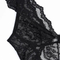 Sexy See-Through Mesh One Piece Underwear Set New Fashion Backless Embroidery Lingerie