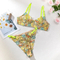 Sexy Floral Embroidery Transparent Mesh Underwear Set Wholesale 2PCS Woman Lingerie