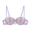 Wholesale Transparent Eyelash Lace Gathering Breathable for Women Soft Bra Breathable Ultra-Thin Set Sexy Underwear Lingerie