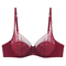 2025 Wholesale Hot Sell Woman Ultra-Thin Embroidery Lace Trim Sexy Breathable Soft Bra Set Underwear Sexy Lingerie