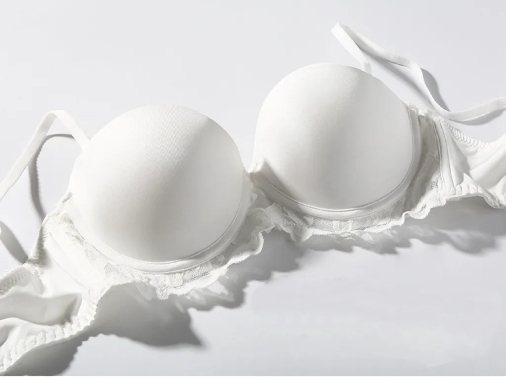 French Ladies Smooth U-Shaped Lace Trim Sexy Breathable Gathering for Women Soft Bra Ultra-Thin Set Sexy Underwear Lingerie