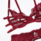 New Lace Embroidery Woman Underwear Set Sexy Hollow out Newest Lingerie